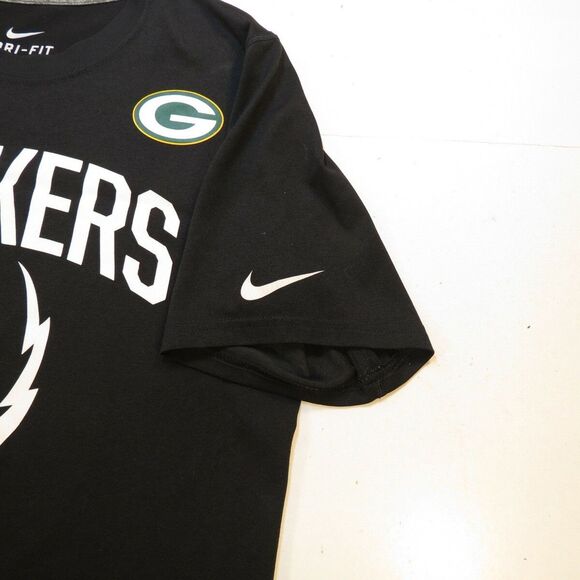 GREEN BAY PACKERS T SHIRT Sz S NFL FOOTBALL NIKE DRI FIT - Picture 3 of 4